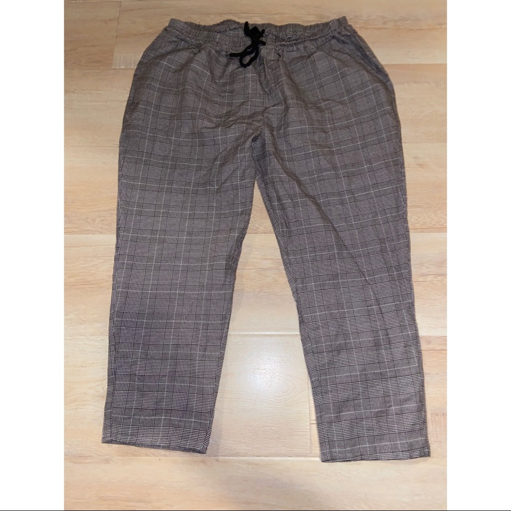 Plaid dress pants